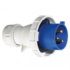 Βιομηχανικό Φις Αρσενικό 16A 3P 230V Μπλέ IP67